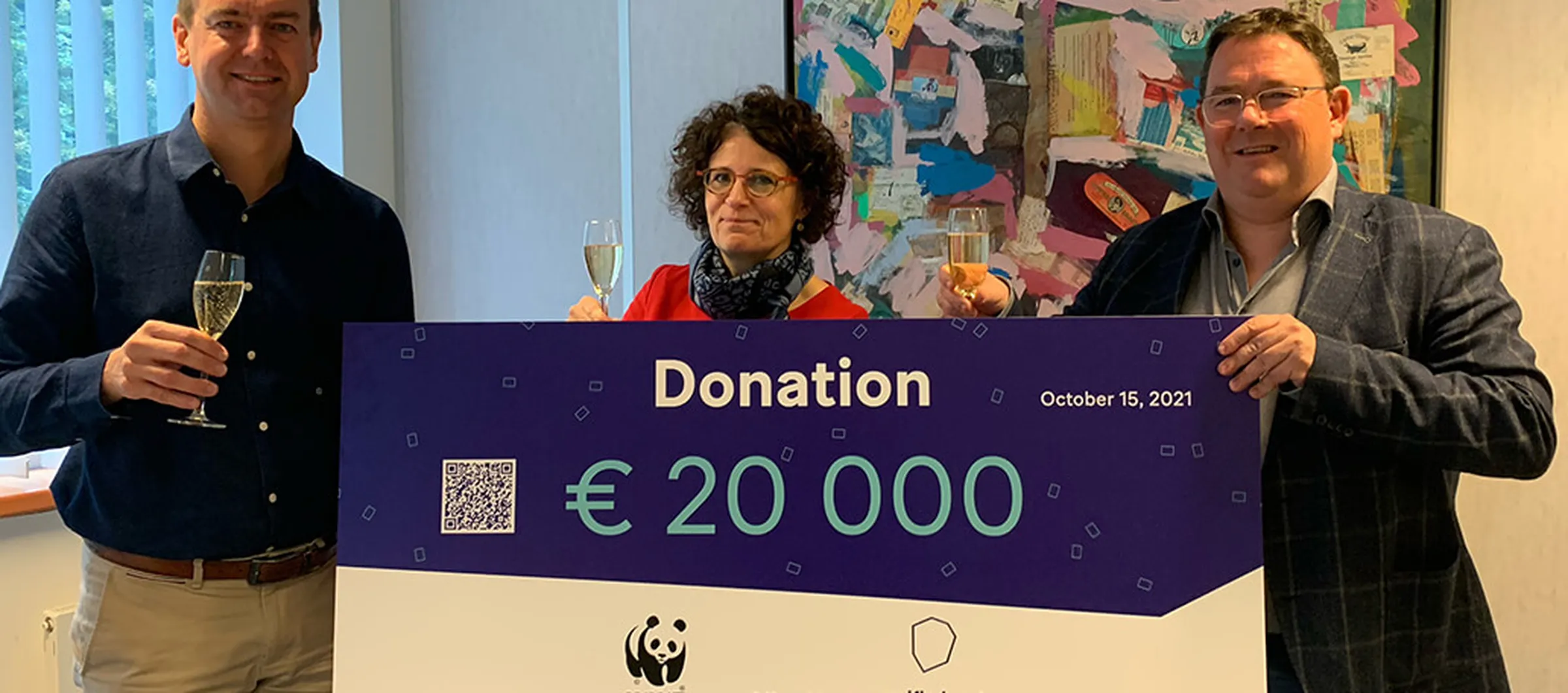 Banqup Group (former Unifiedpost Group) raised €20,000 for WWF